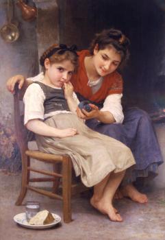 William-Adolphe Bouguereau : The little sulk